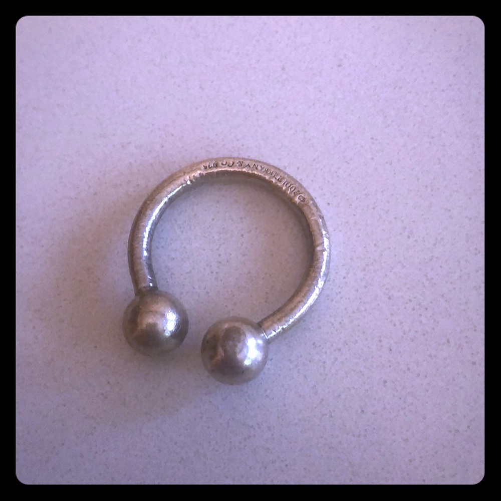 Vintage Tiffany’s silver key ring